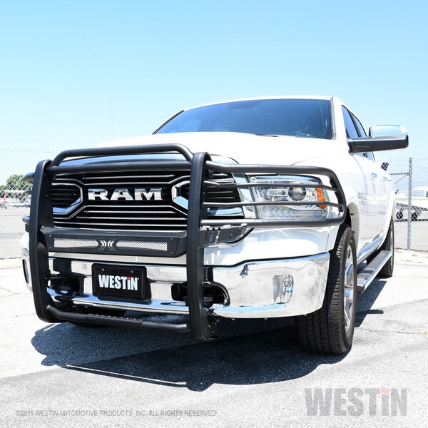 Westin Automotive 09-18 RAM 1500(EXCL REBEL)SPORTSMAN X GRILLE GUARD TEXTURED BLACK 40-33545 - main